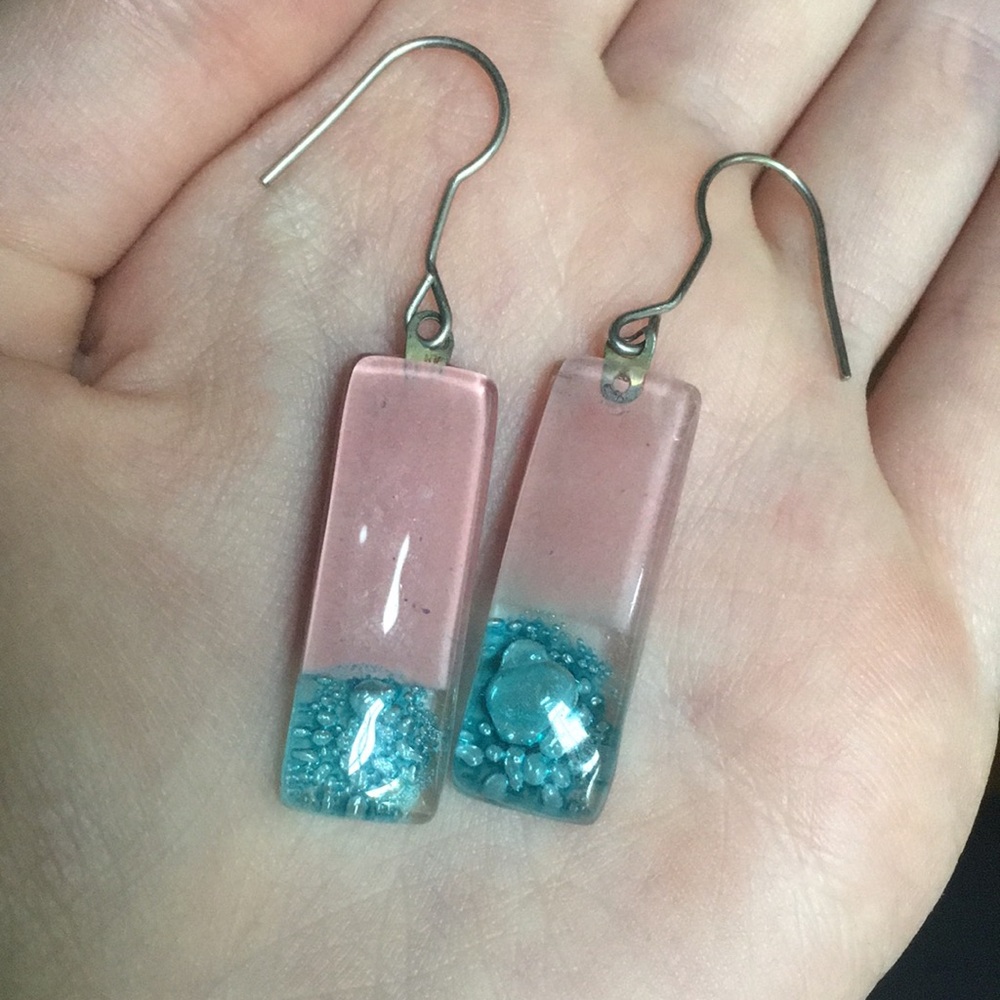 Rectangle Shaped Earrings